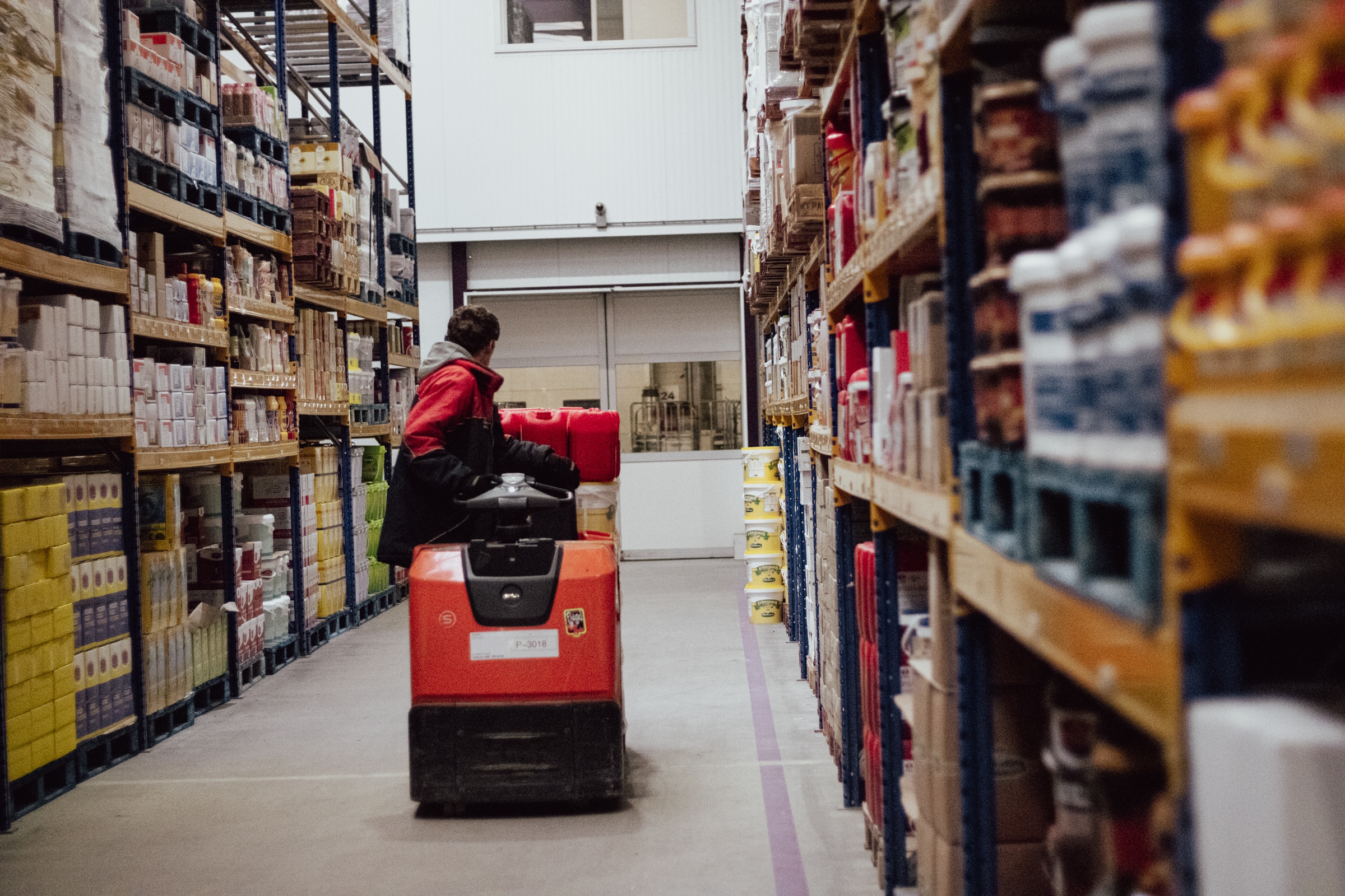 Pompwagen, Orderpicking, Magazijn