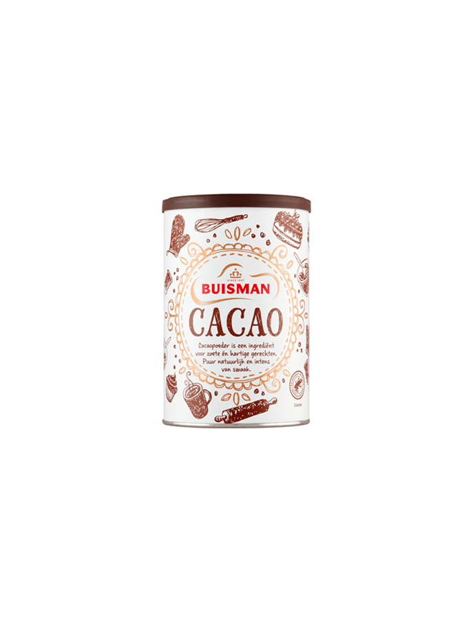 Buisman cacao poeder Bus á 4 x 250 gr Artikel nr.: 319171