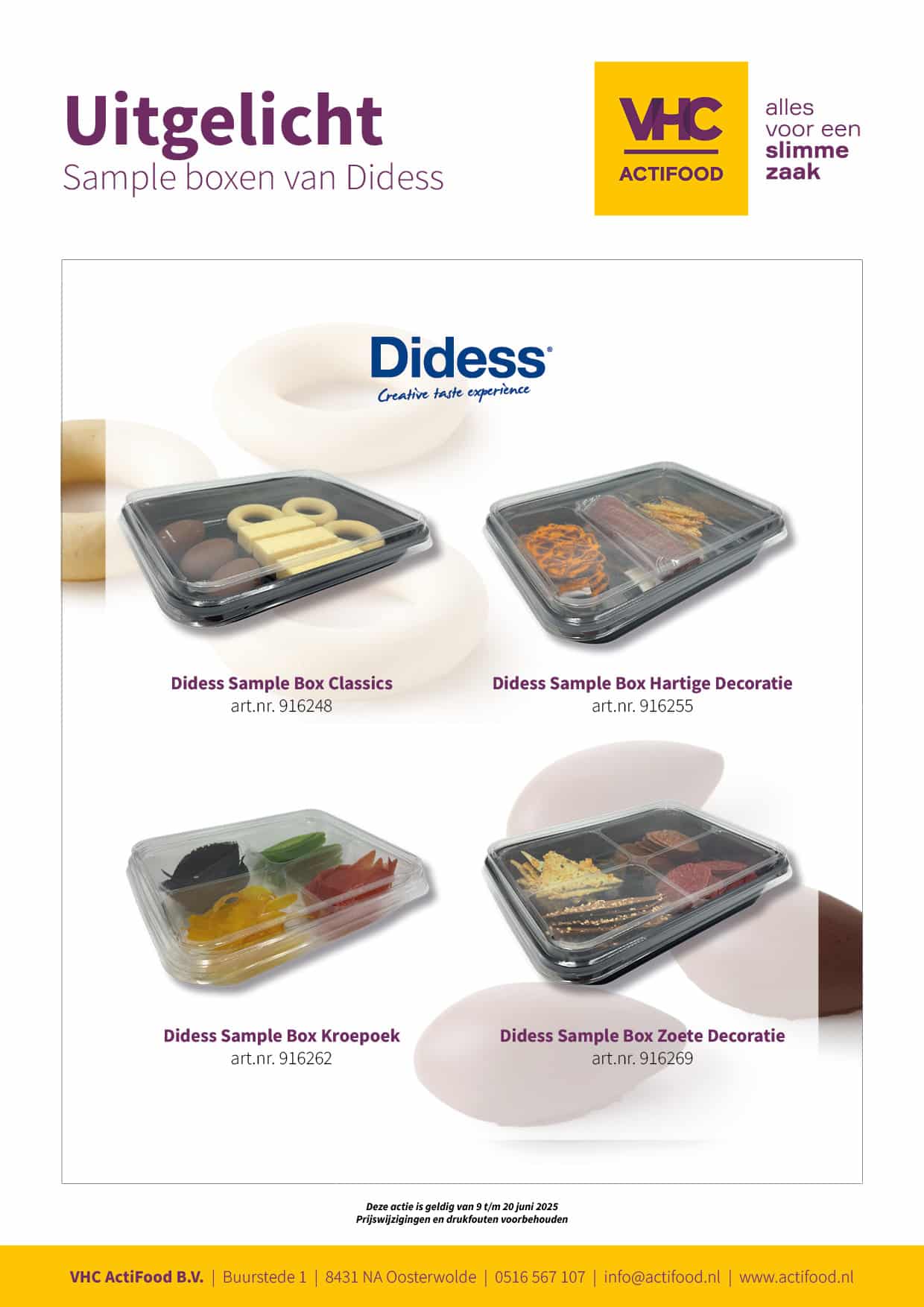 Didess Juni actie leaflet VHC ActiFood